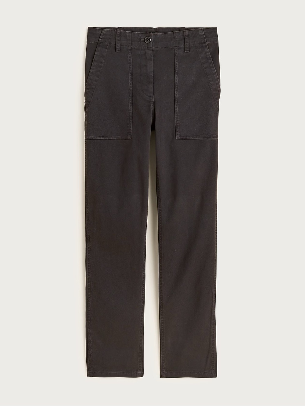 J CREW patch-pocket slim chino pant in Black Size 20 NWT $98 CS208